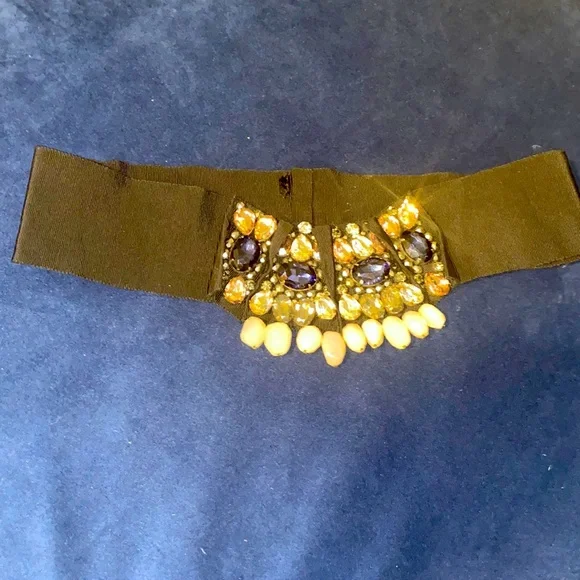 EMBELLISHED BELT- designer MaxMara Max Mara Plate Calfskin Belt (Belts) IFCHIC.COM main image 4